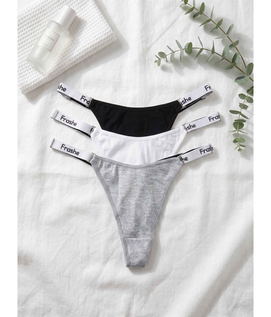 Pack X3 Tanga cavada de...